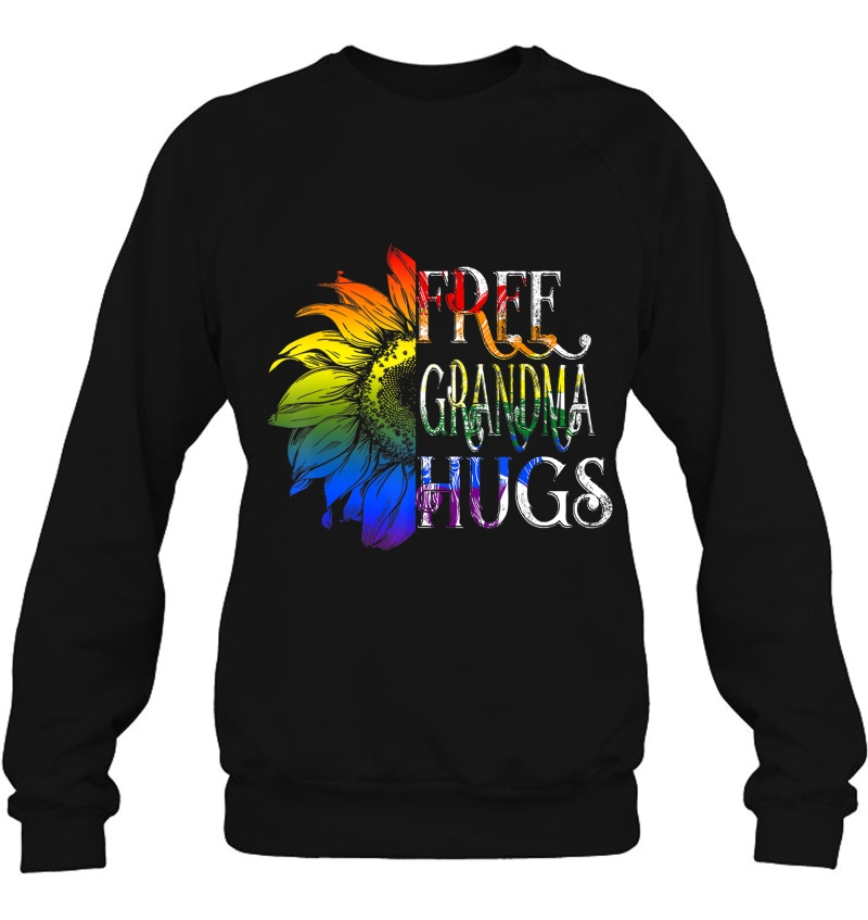 Free Grandma Hugs Pride Lgbt Rainbow Flag Mugs