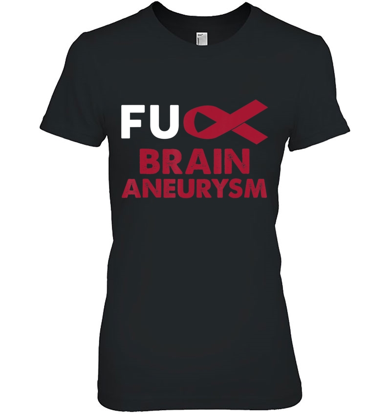 Fuck Brain Aneurysm Awareness Shirt Support Survivor Hoodie