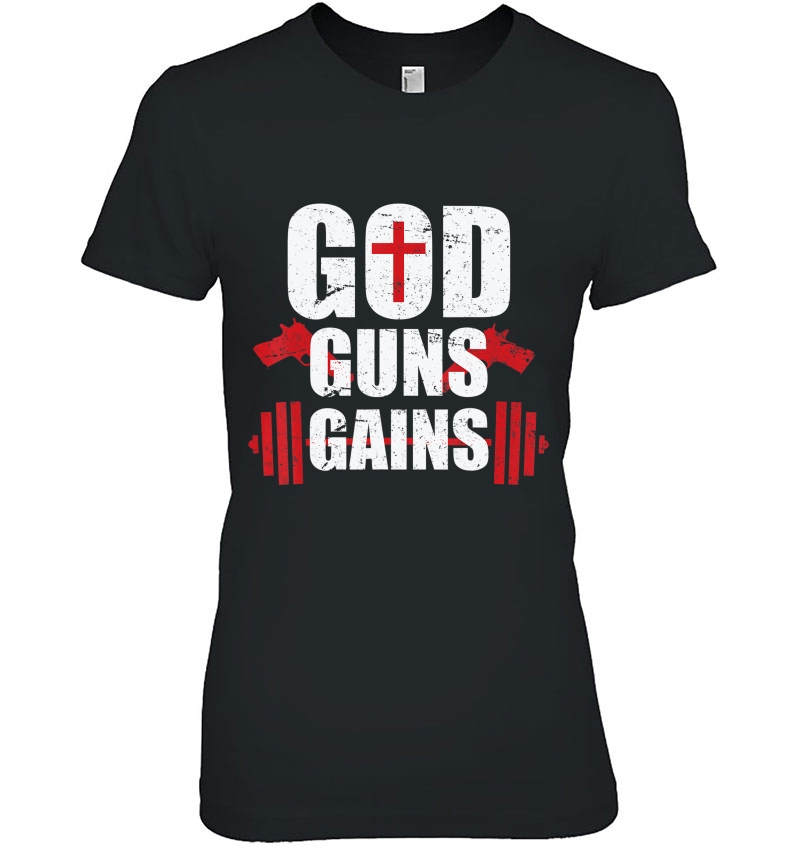 God Guns Gains Hoodie