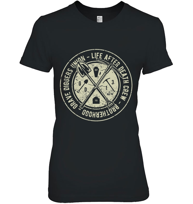 Grave Diggers Union Life After Death Crew Vintage Ladies Tee