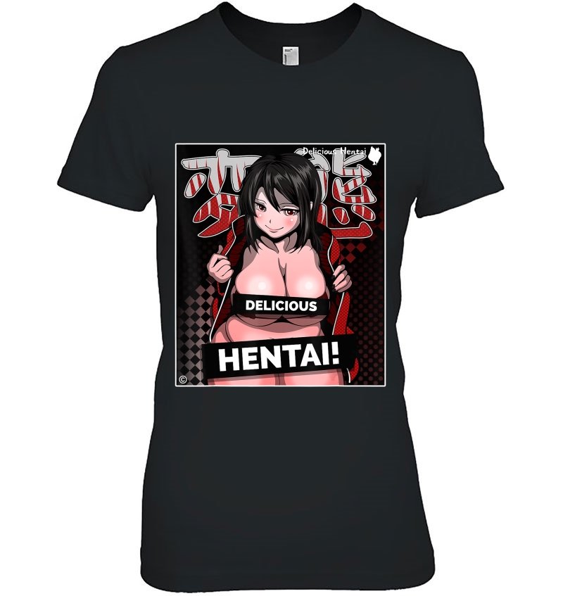 Hentai! - Lewd Sexy Anime And Manga Face Clothing For Geeks Hoodie