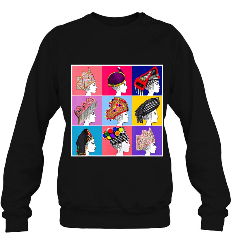 Hmong Sisters 9 Women United Sweatshirt