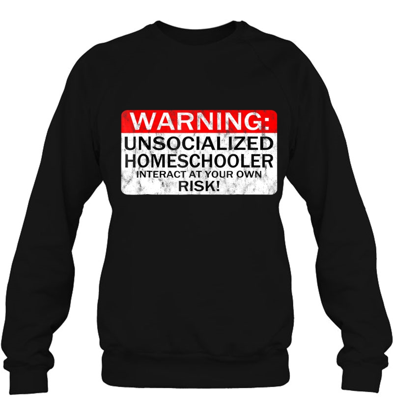 Homeschool Tshirt Warning Unsocialized Homeschooler Mugs