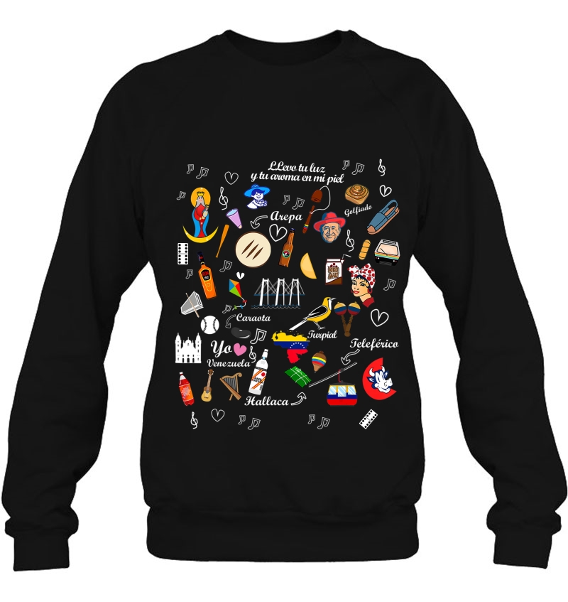 I Am A Proud Venezuelan Tee Black Sweatshirt