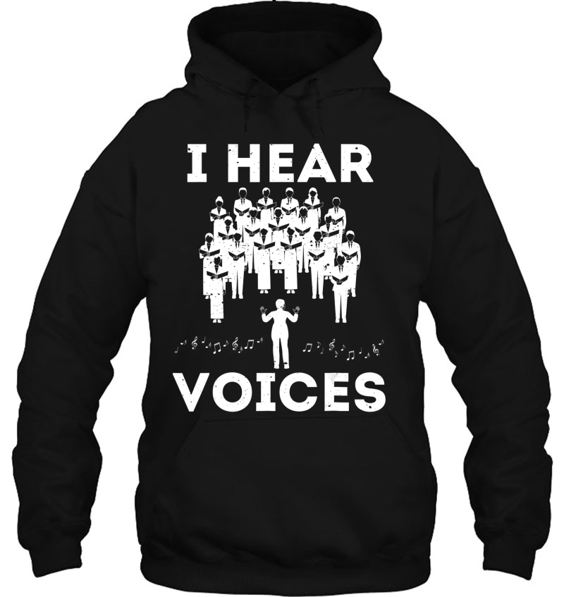 I Hear Voices Choir Director Singing Funny Chorister Music Mugs