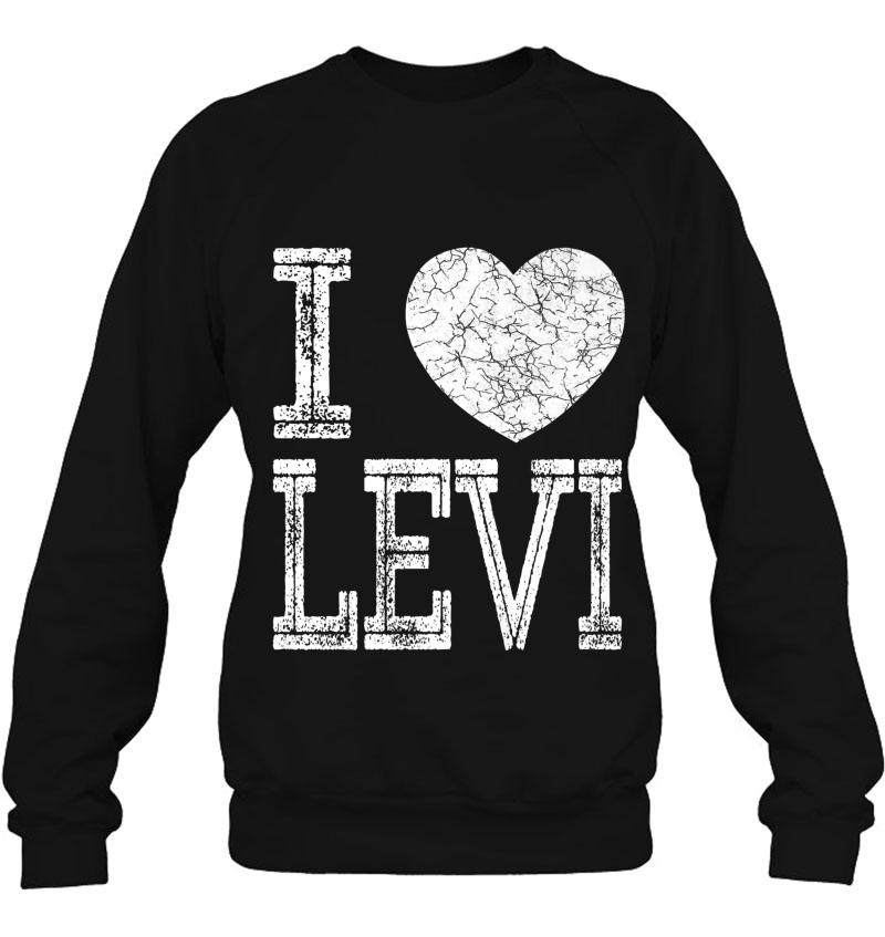 I Love Levi Valentine Boyfriend Son Husband Name Premium Mugs