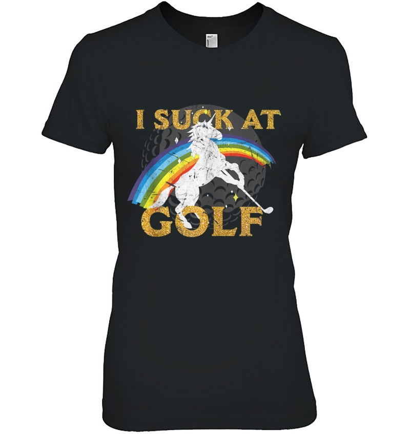 I Suck At Golf. Punishment For Lost Golf Bet. Tank Top Ladies Tee