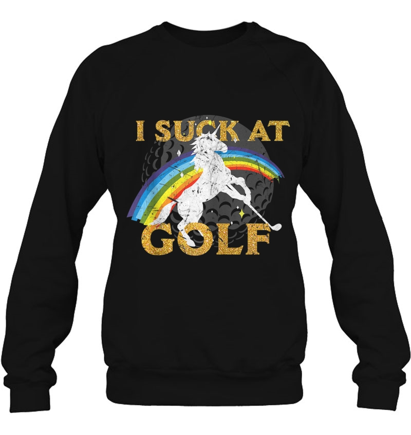 I Suck At Golf. Punishment For Lost Golf Bet. Tank Top Sweatshirt