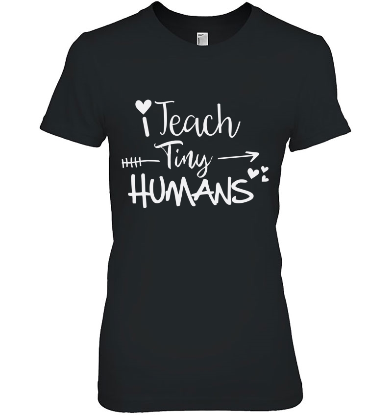 I Teach Tiny Humans Back To School Preschool Daycare Teacher Hoodie