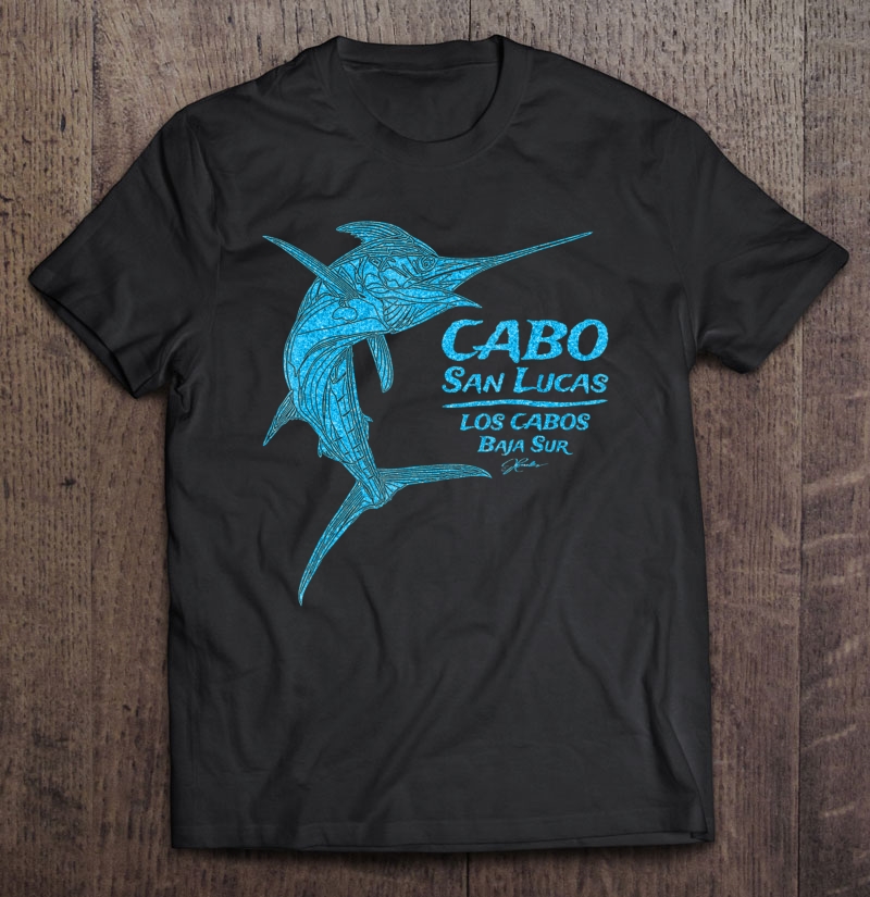 Jcombs Cabo San Lucas, Striped Marlin Shirt