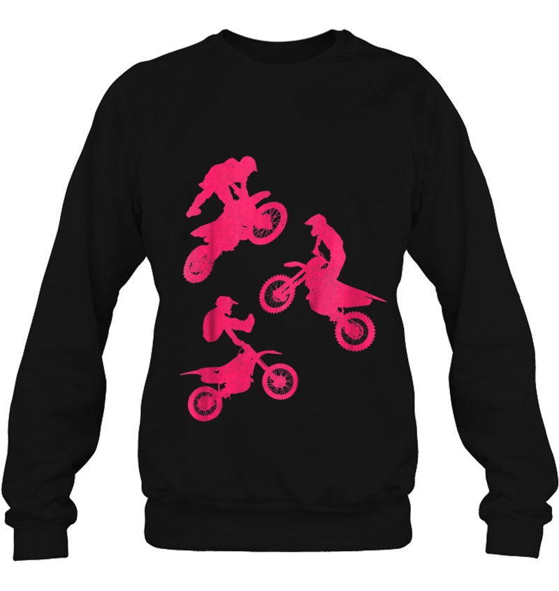 Kids Dirt Bike Shirt For Girls & Toddler Gift Motocross Pink Mugs