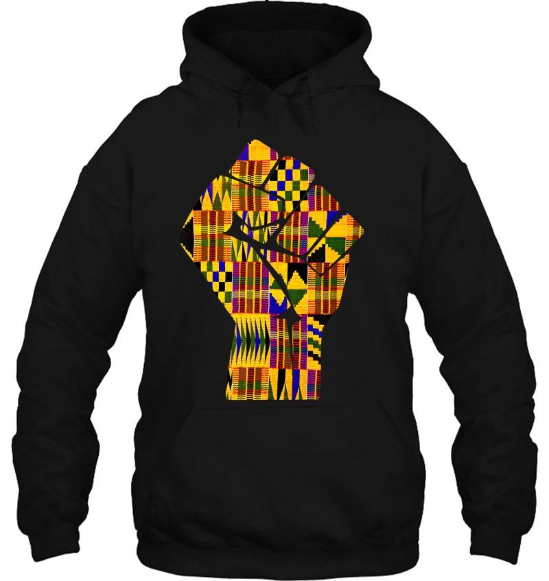 Oheneba Melanin Kente Fist Design Black History Mugs