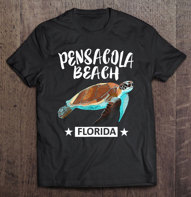 Pensacola Beach Florida Turtle Gift Shirt