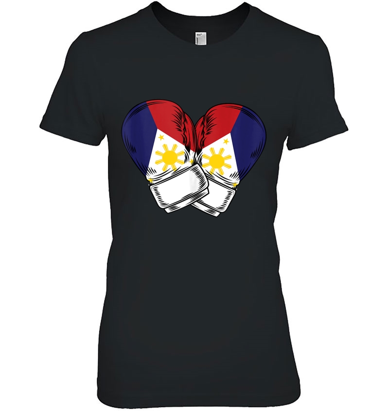Philippines Filipino Flag Boxing Tank Top Ladies Tee
