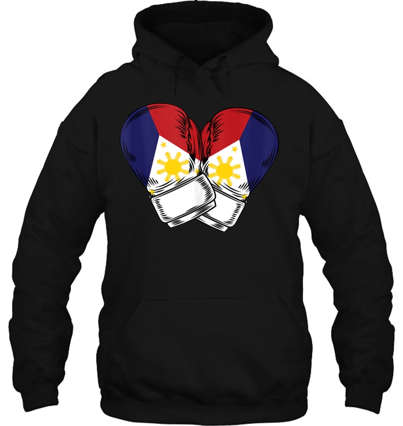 Philippines Filipino Flag Boxing Tank Top Hoodie