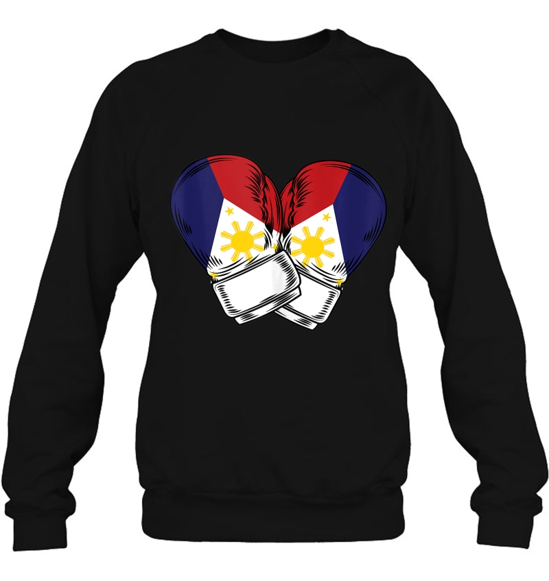 Philippines Filipino Flag Boxing Tank Top Sweatshirt