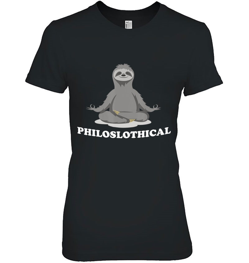 Philoslothical Philosophical Sloth Funny Pun Tees Hoodie