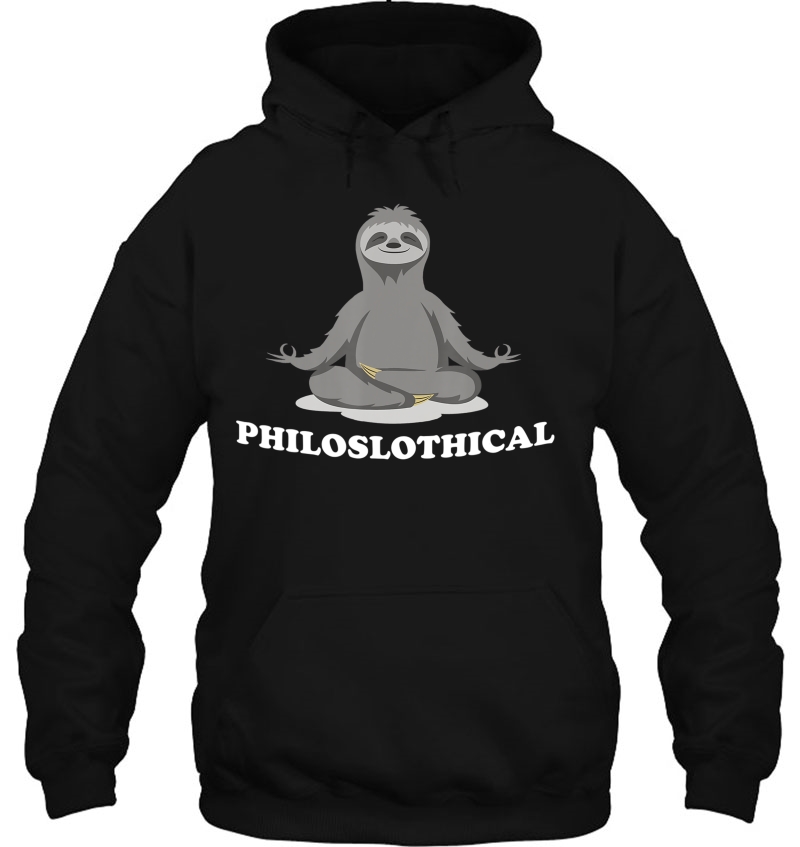 Philoslothical Philosophical Sloth Funny Pun Tees Mugs