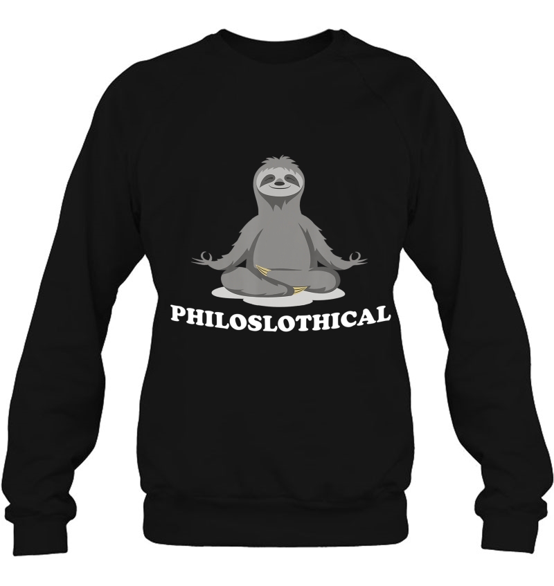 Philoslothical Philosophical Sloth Funny Pun Tees Mugs