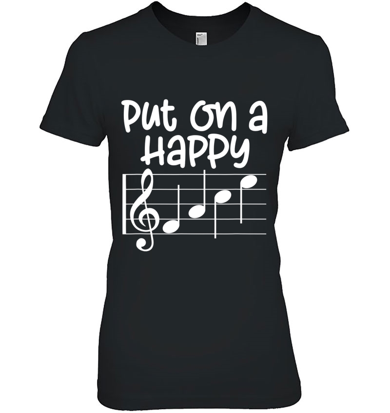 Piano Player Keyboardist Gift - Put On A Happy Face Hoodie