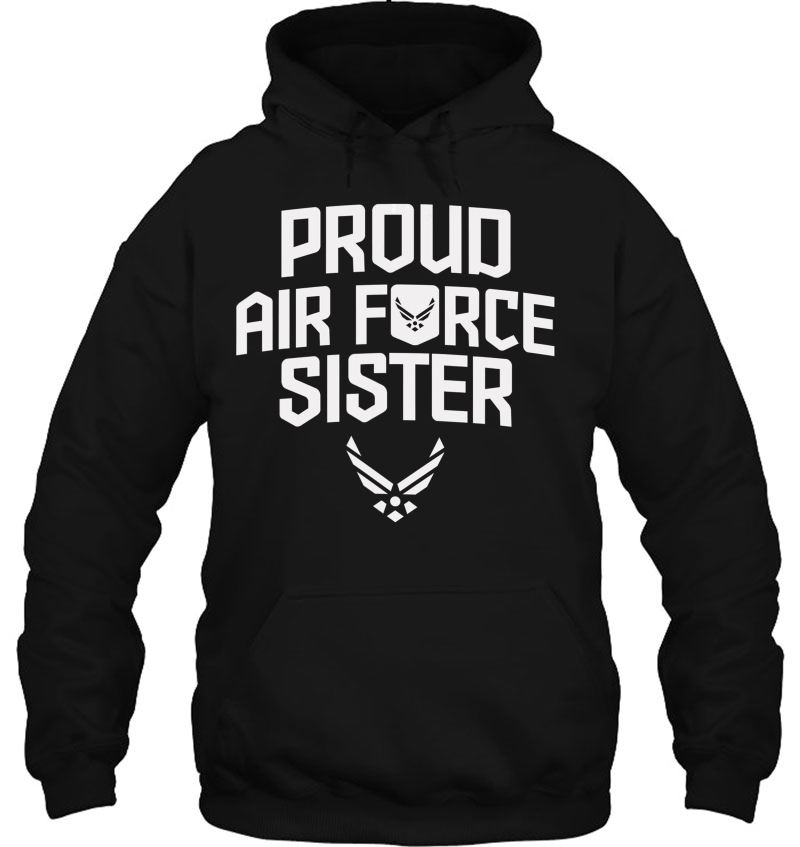 Proud Air Force Sister Shirt Military Veteran Gift Mugs