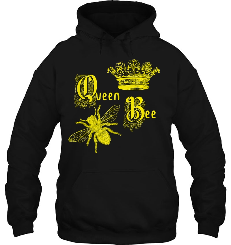 Queen Bee Vintage Crown Portrait Tank Top Mugs