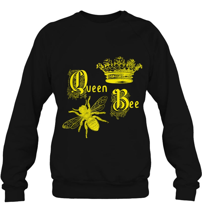 Queen Bee Vintage Crown Portrait Tank Top Mugs