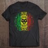 Rasta Tribal Lion Rastafarian Jamaican Flag Colors Tee