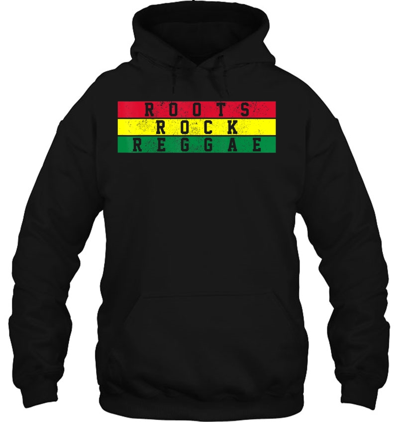 Reggae Music - Roots Rock Jamaica Rastafari Rasta Gift Hoodie