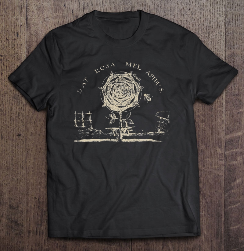 Rosicrucian Emblem Dat Rosa Mel Apibus Hermetic Tee Shirt