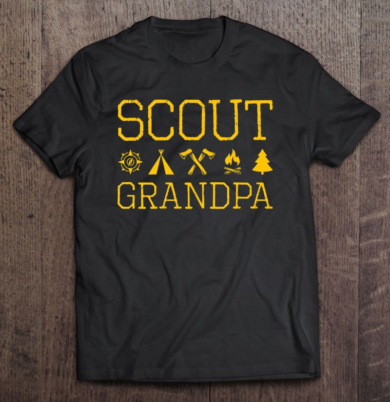 Scout Grandpa Scout Scouting Member Supporter Shirt