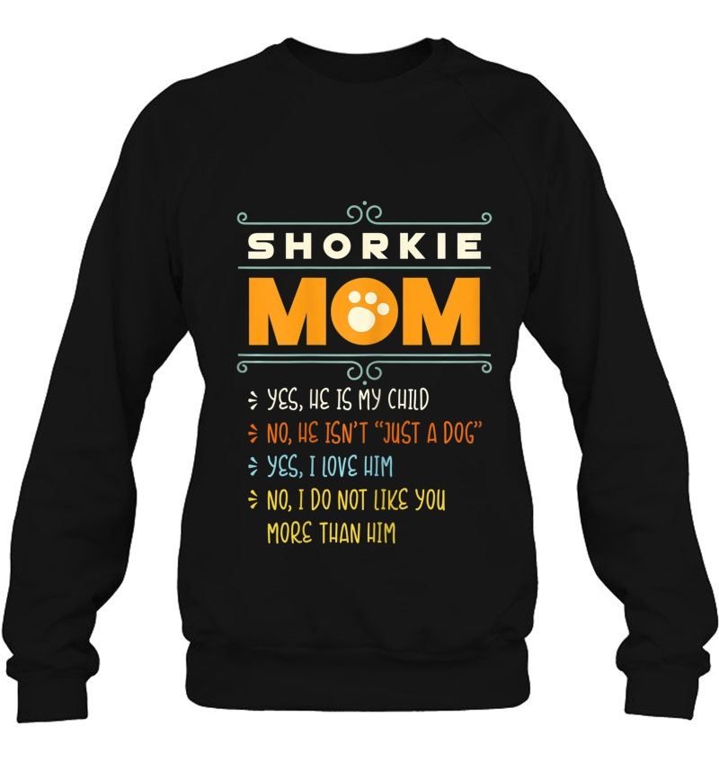 Shorkie Mom Retro Shirt Funny Shorkie Dog Gift Mugs