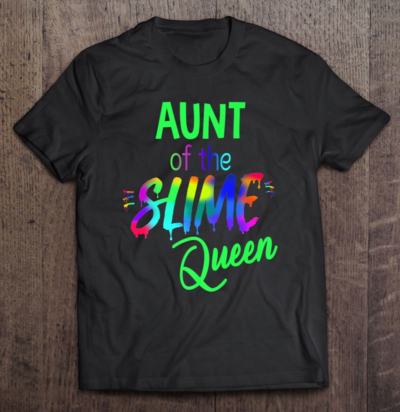 Slime Queen Mom Shirt Birthday Outfit Matching Outfit Shirt