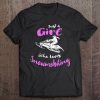 Snowmobile Girl I Just A Girl Who Loves Snowmobiling Tee