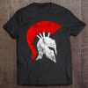 Spartan Warrior Gladiator Helmet Spartiat Soldier Leonidas Tee