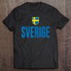 Sweden Swedish Flag Sverige Gift Love Souvenir Tee