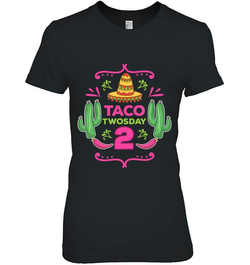 Taco Twosday 2Nd Birthday Gift For Kids Boy Girl Hoodie