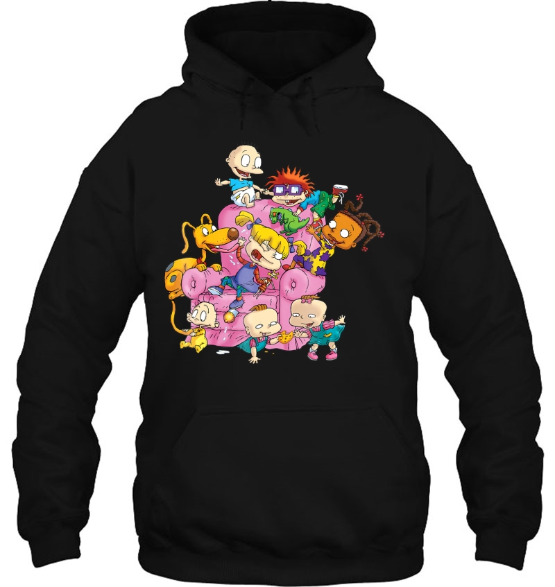 The Rugrats Group Couch T- Shirts Hoodie