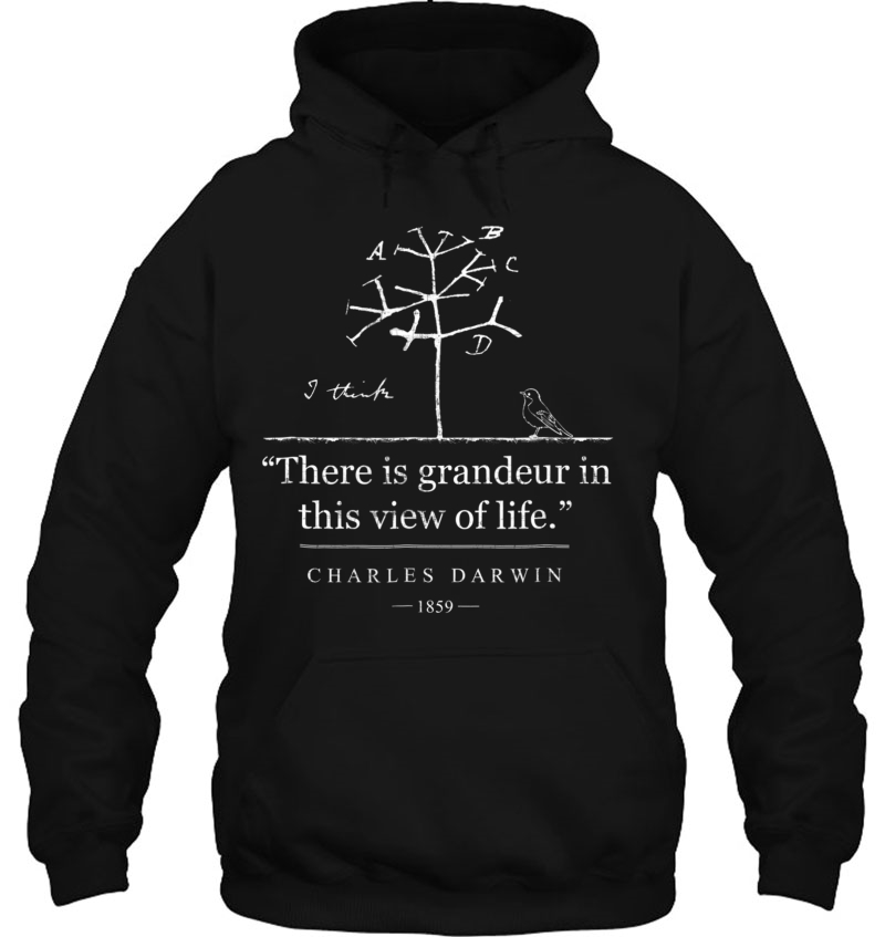 There Is Grandeur In This View Of Life Quote Darwin Shirt Mugs