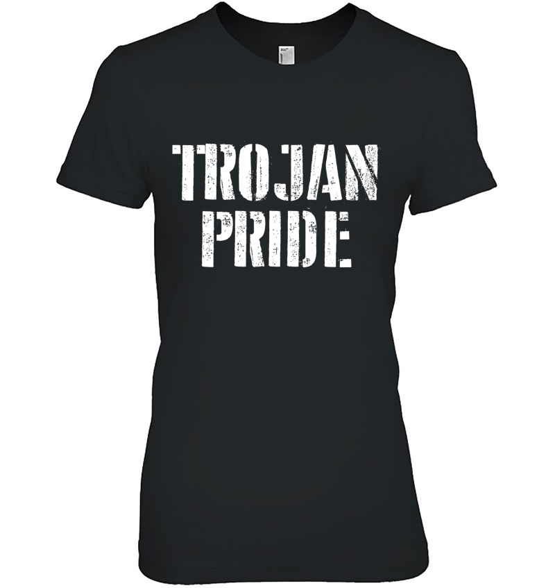 Trojan Pride For Any Sports Fan School Spirit Ladies Tee
