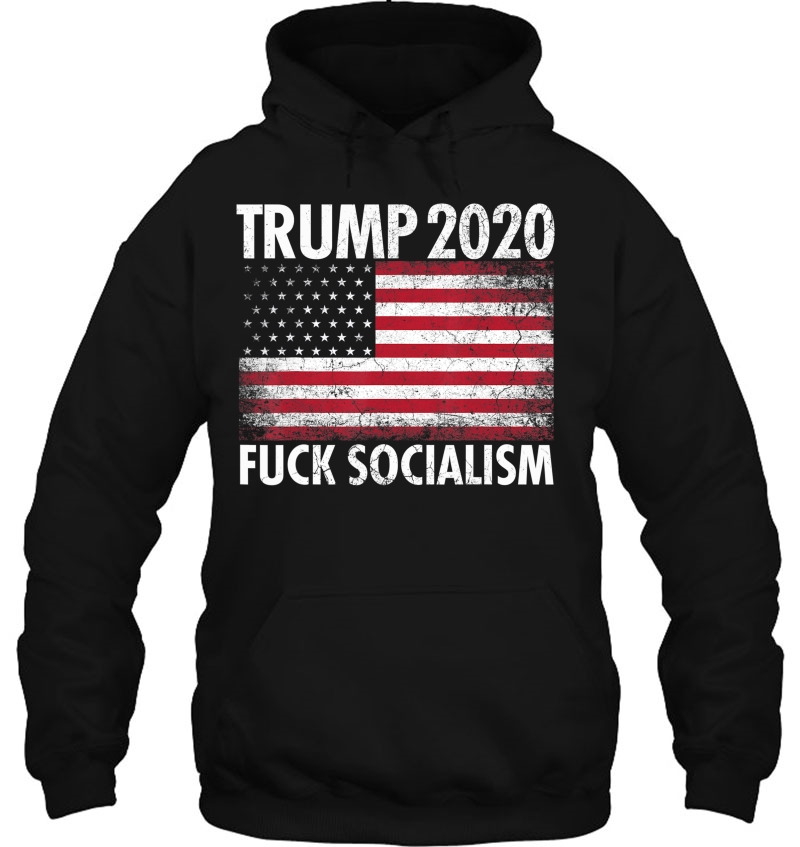 Trump 2020 Fuck Socialism Socialist Usa American Flag Gift Mugs