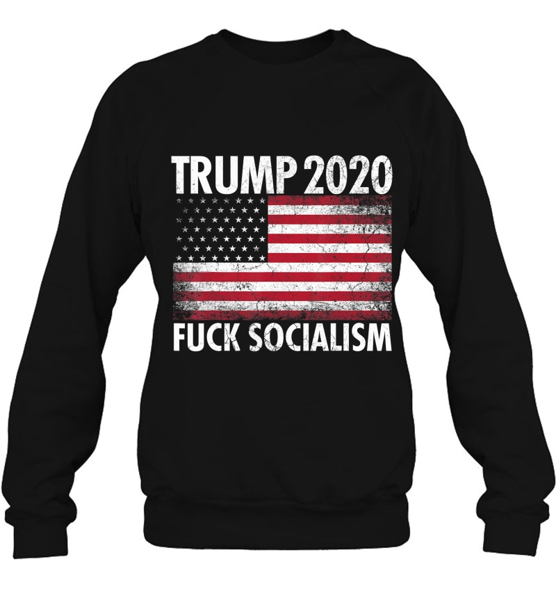 Trump 2020 Fuck Socialism Socialist Usa American Flag Gift Mugs