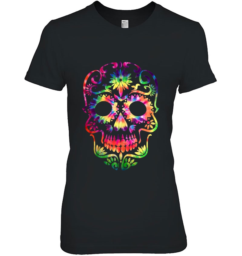 Tie Dye Day Of The Dead Shirt Art-70