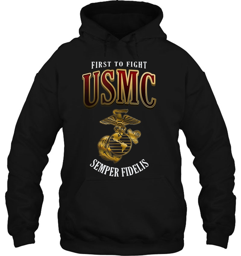 Usmc First To Fight Tank Top Mugs