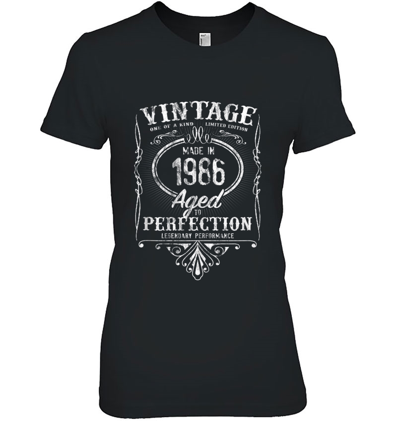 Vintage Made In 1986 Classic 34Th Birthday Aged Perfection Tank Top Ladies Tee