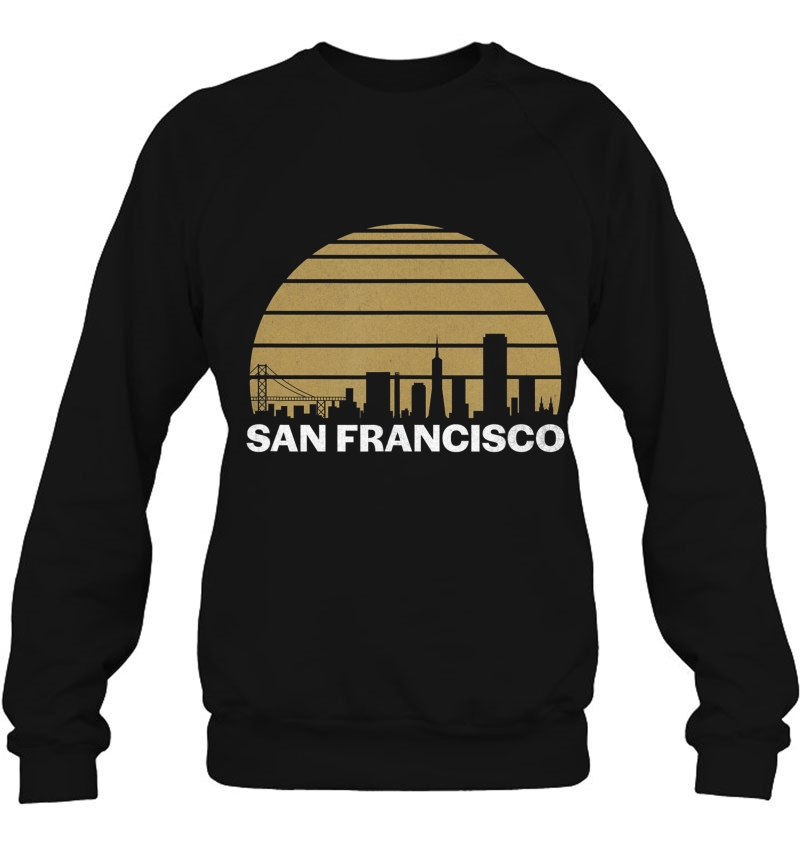 Vintage San Francisco California Cityscape Retro Sweatshirt