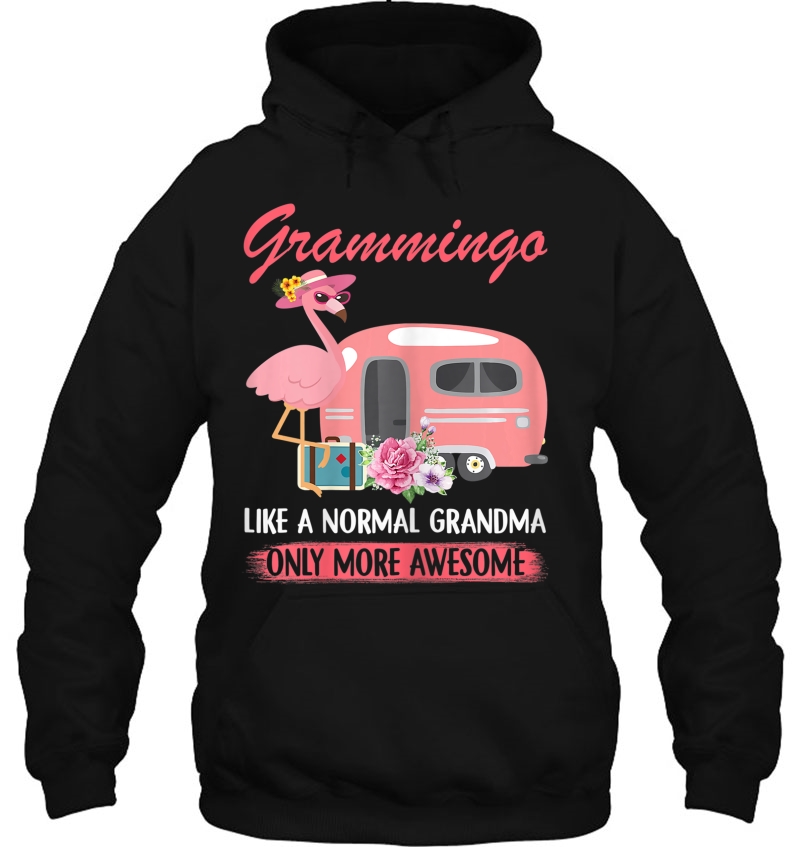 Womens Grammingo Like A Normal Grandma Only More Awesome Tshirt Hoodie