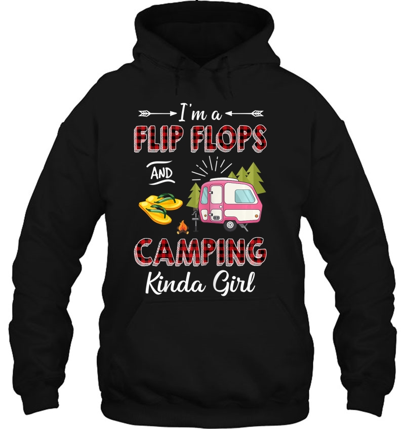 Womens I'm A Flip Flops & Camping Kinda Girl Funny Camping Lover Mugs