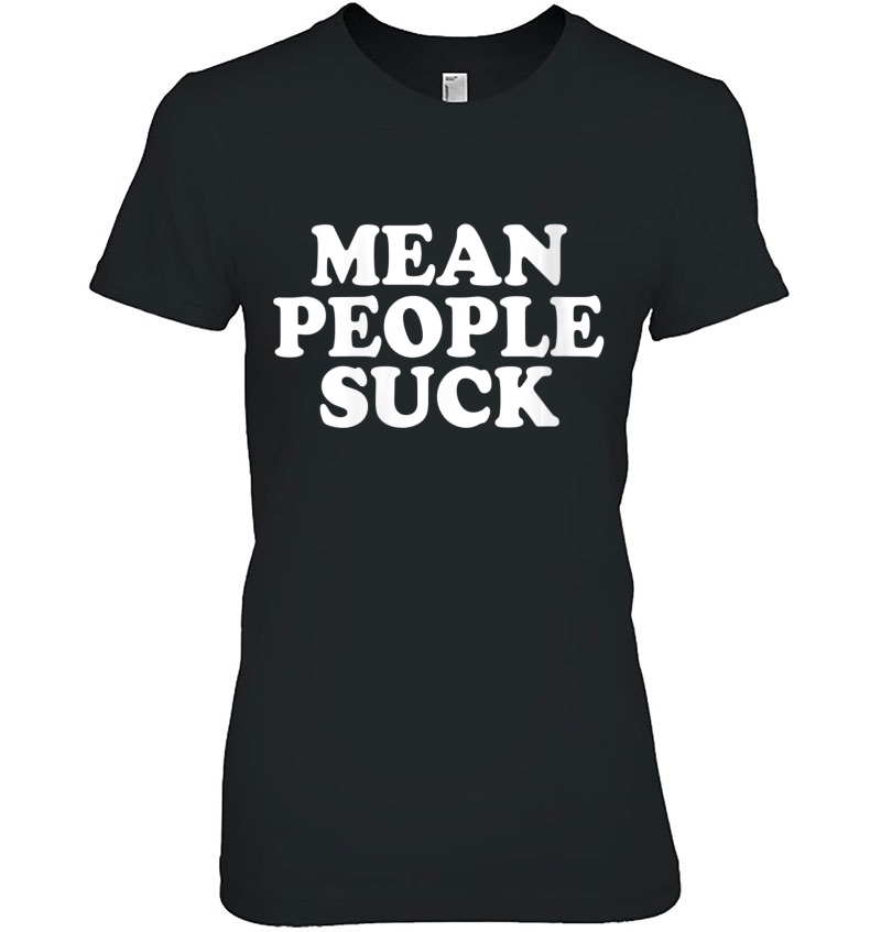 Womens Mean People Suck V-Neck Hoodie