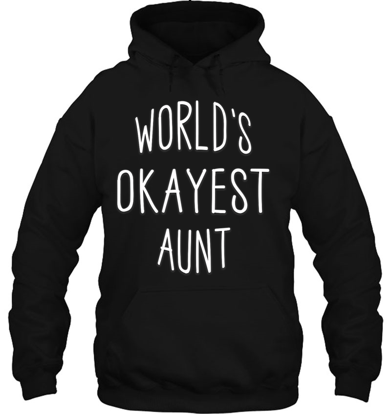 World's Okayest Aunt Funny Auntie Mugs